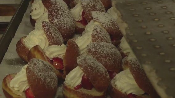 Celebrating Fat Tuesday with paczki at Bennison's Bakery