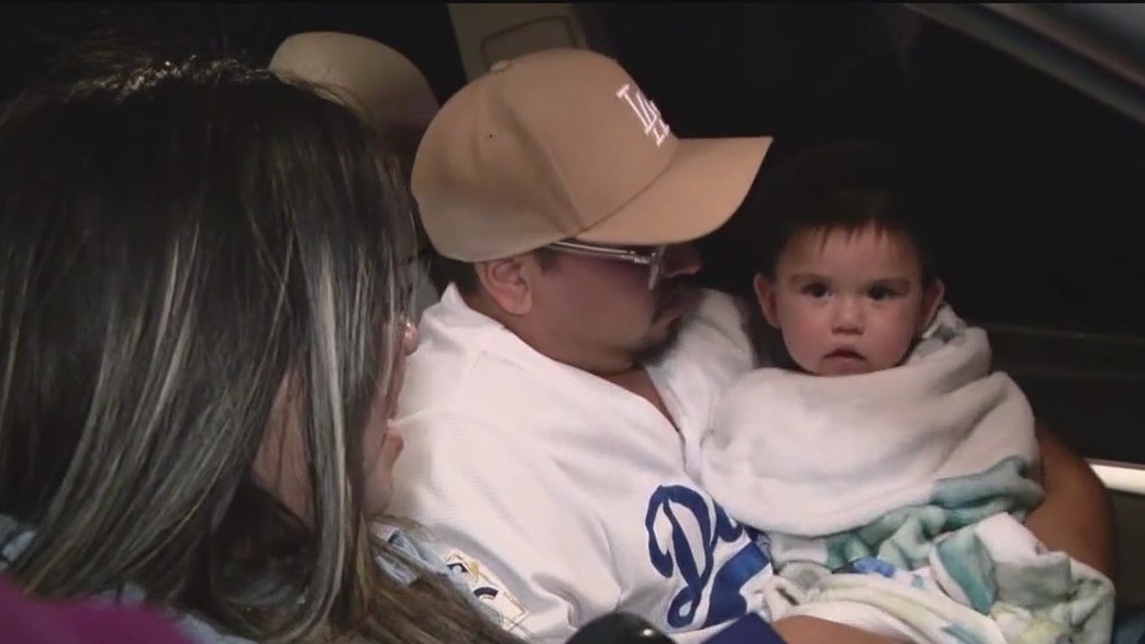 Family stuck for hours on Interstate 10 with newborn