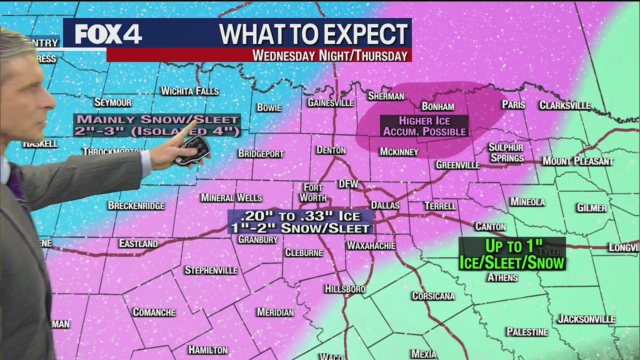 Feb. 1 evening forecast