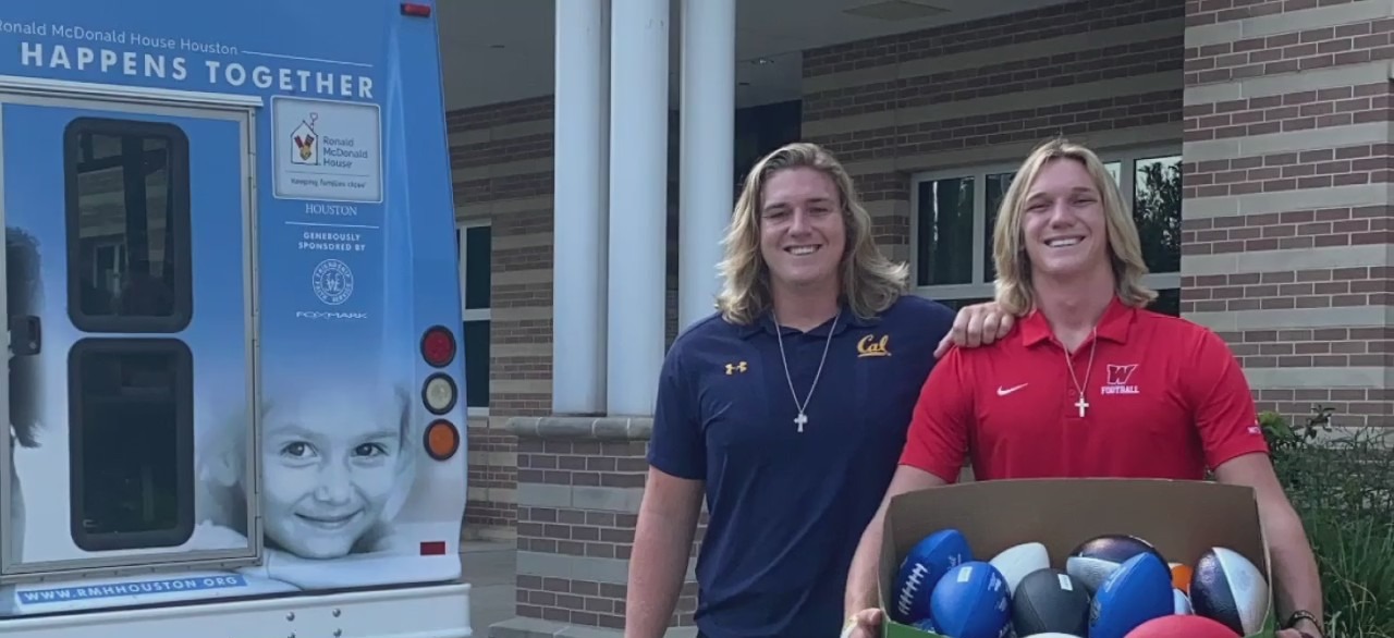 Houston area brothers raising money for charity exceed goal in 2 months