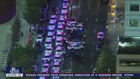 Philadelphia Police show support for patients at Shriners Hospital