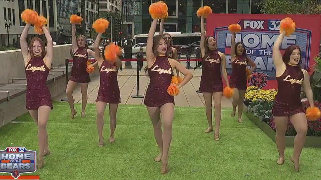 Loyola University dance team brings the spirit for Orange Friday