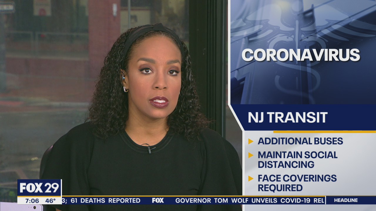 NJ Transit launches 'essential travel' schedule with additional buses