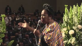 Congresswoman Sheila Jackson Lee speaks at George Floyd funeral