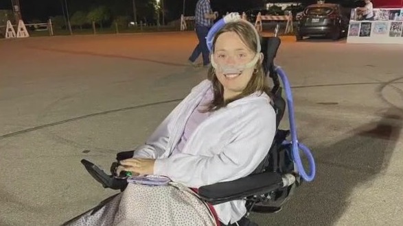 Young woman keeps faith while fighting ALS
