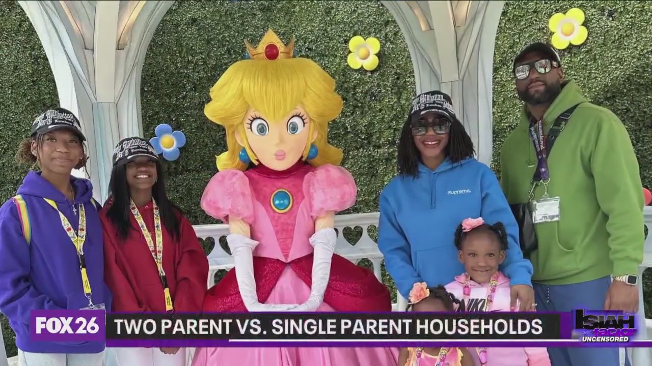 Single parent versus two-parent households