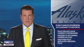 Alaska Airlines flight makes sudden diversion after pilot says he's not certified to land