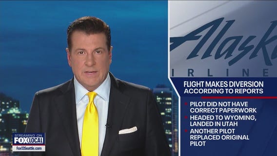 Alaska Airlines flight makes sudden diversion after pilot says he's not certified to land