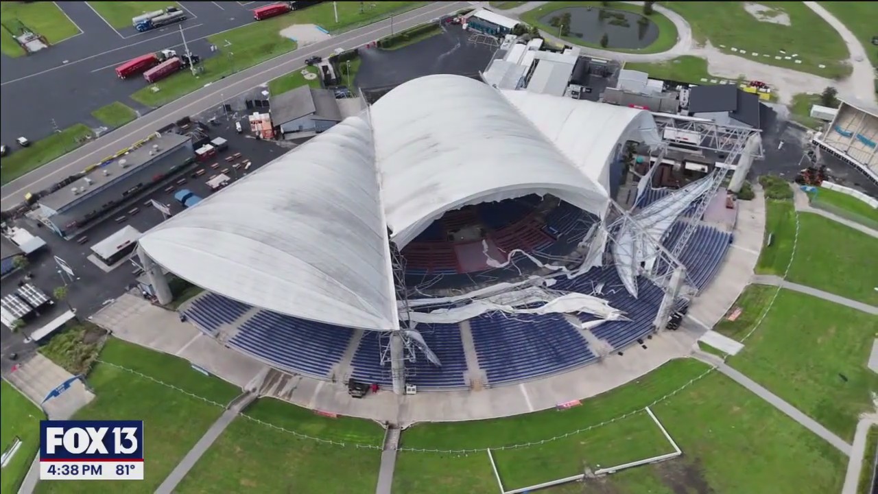 Bird's eye view of the damage left behind by Hurricane Milton | FOX 13 ...