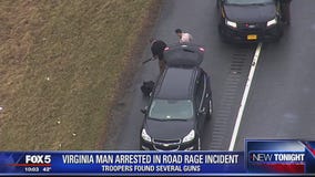 Virginia man arrested for road rage incident; several weapons recovered from vehicle