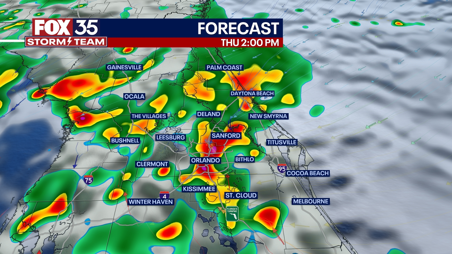 Orlando Weather Forecast PM: May 30, 2023