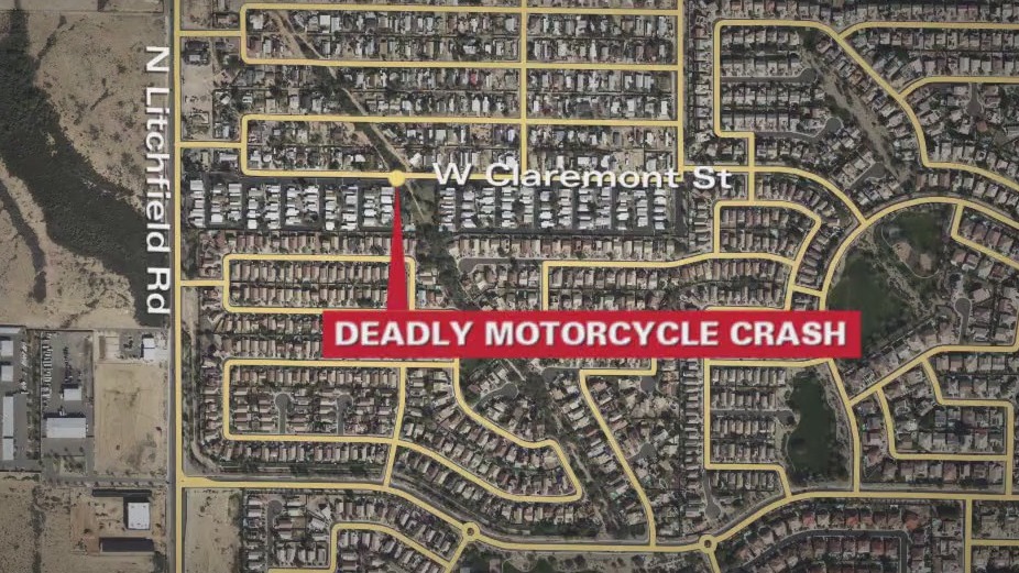 Glendale motorcycle vs bus crash leaves 1 dead | FOX 10 Phoenix