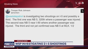 WA troopers investigating multiple shootings on I-5