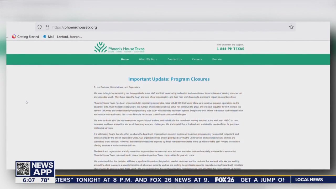 Teen addiction clinic closes after 28 years