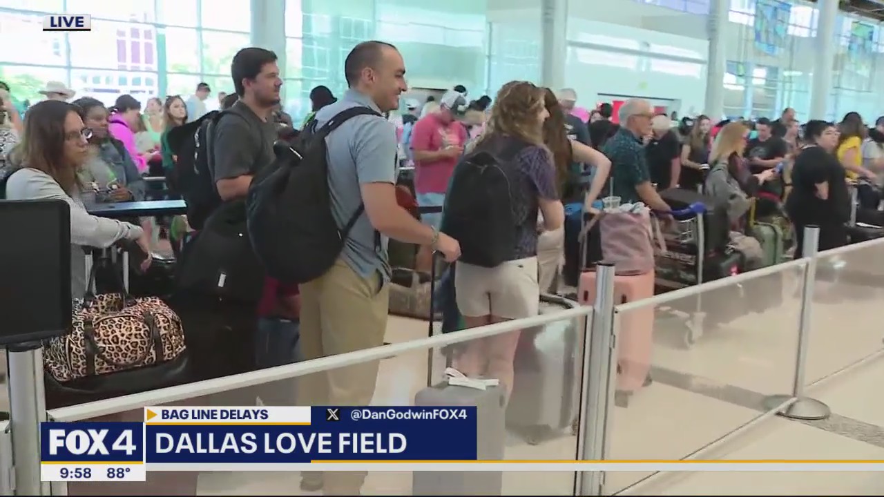 Baggage issues at Dallas Love Field lead to long lines