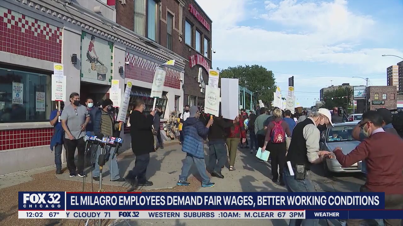 El Milagro employees call for fair wages, better working conditions