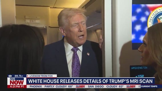 White House releases Trump's MRI results