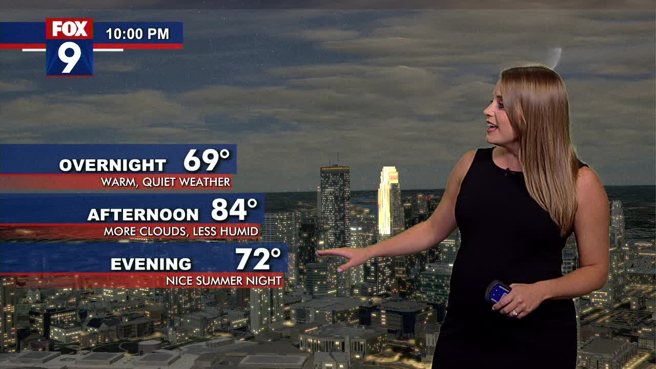 MN weather: Calm Saturday night, cloudy Sunday