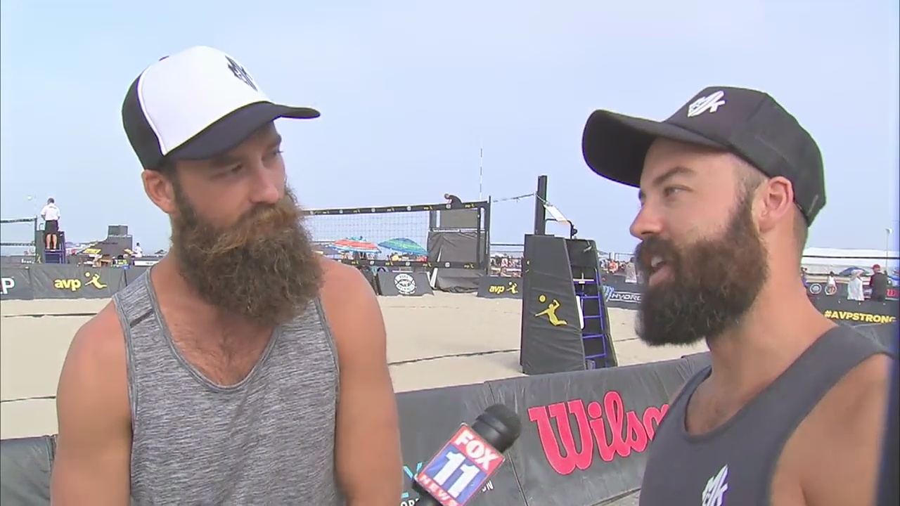 'Beard Brothers' Maddison and Riley McKibbin talk 2018 AVP Hermosa Beach Open