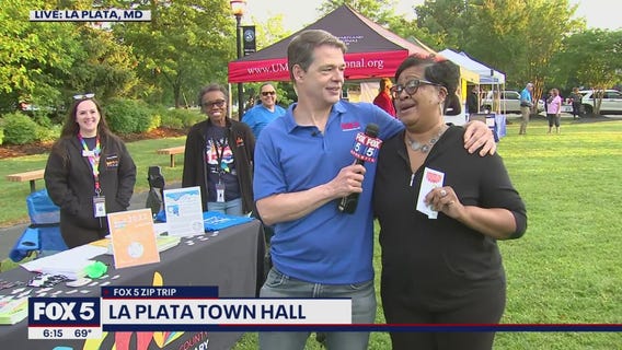 FOX 5 Zip Trip La Plata: Tucker making friends!