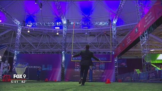 A sneak peek at the Super Bowl Experience event