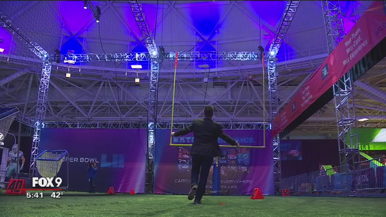 A sneak peek at the Super Bowl Experience event