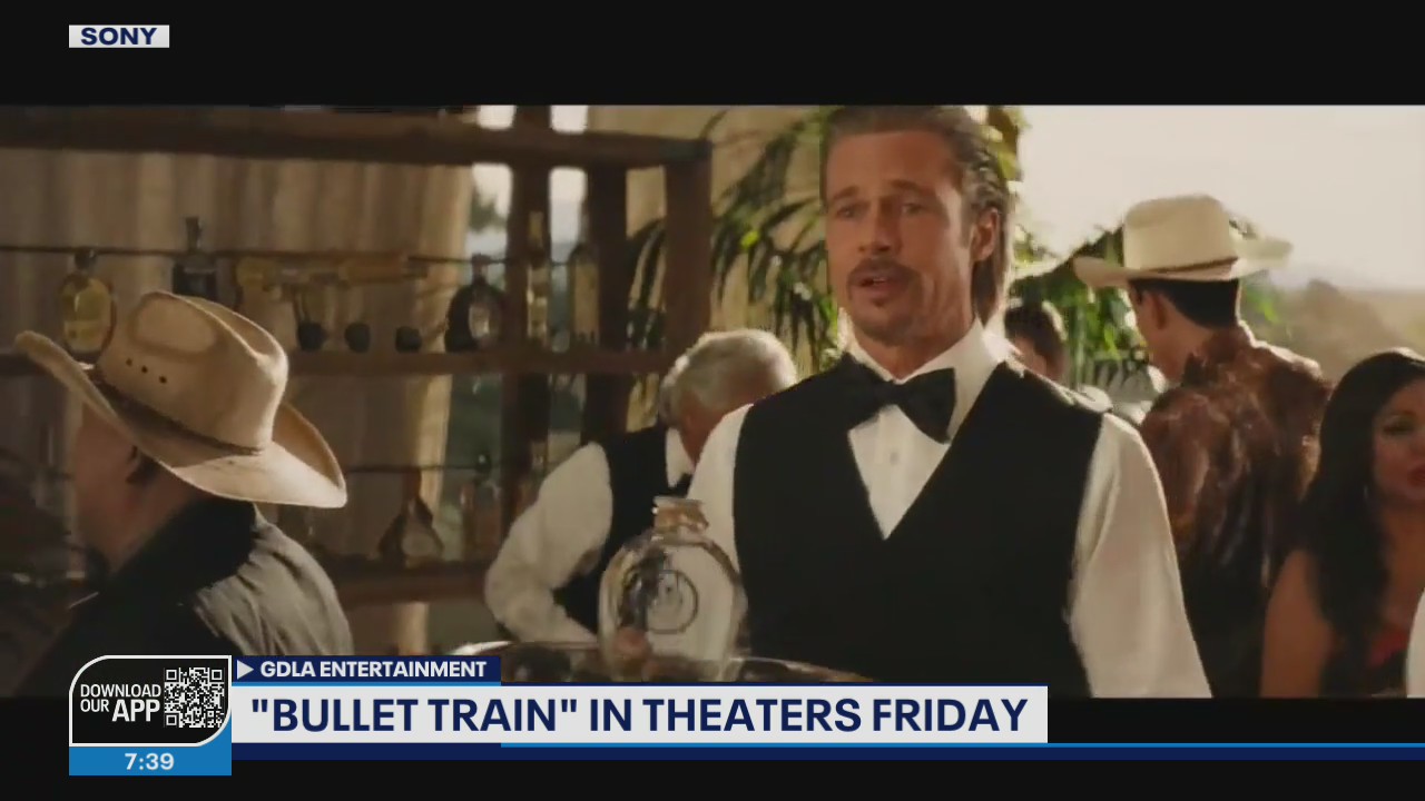 'Bullet Train' starring Brad Pitt hits theaters Aug. 5