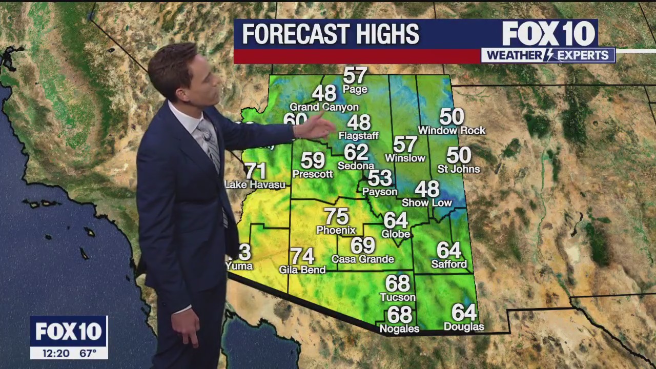 Noon Weather Forecast - 11/20/23