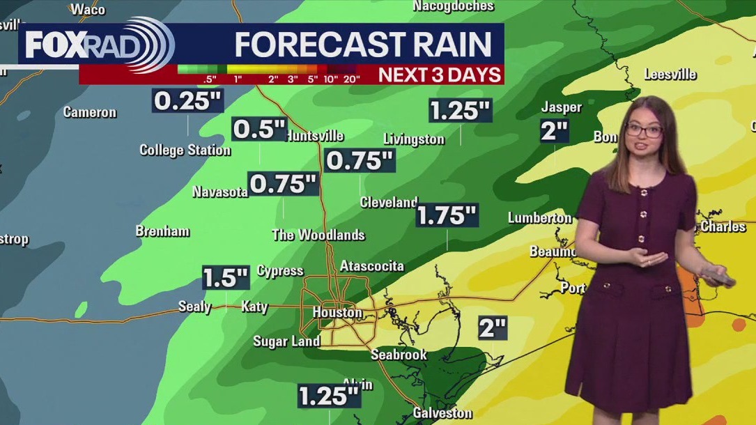 Houston weather: Cold Wednesday morning, rain chances this evening