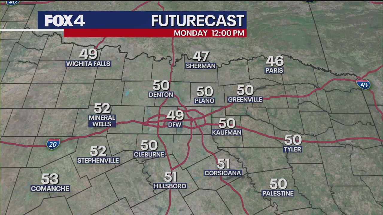 Dallas weather: Nov. 10 morning forecast