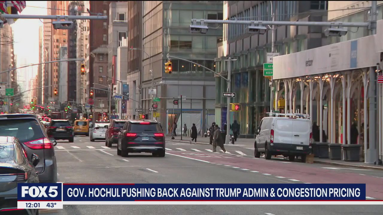 Gov. Hochul pushing back against Trump admin & congestion pricing
