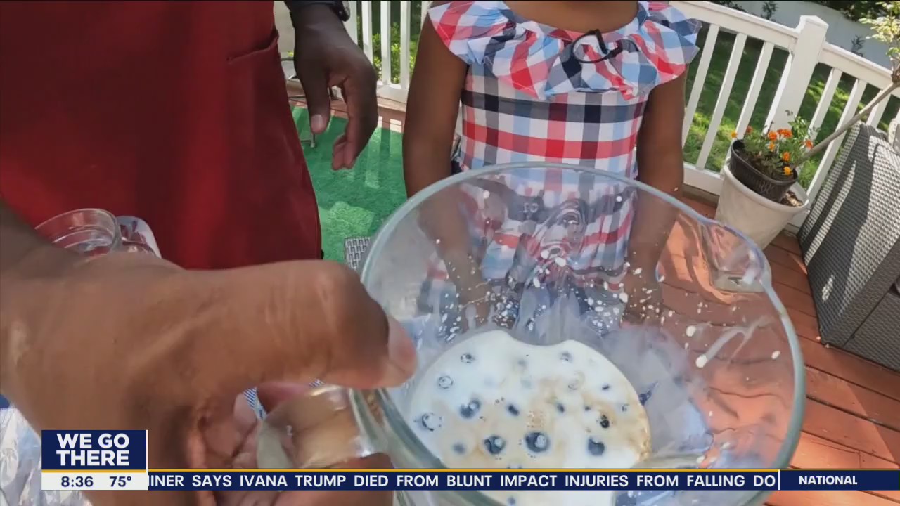 Cooking Up a Storm: Blueberry ice cream
