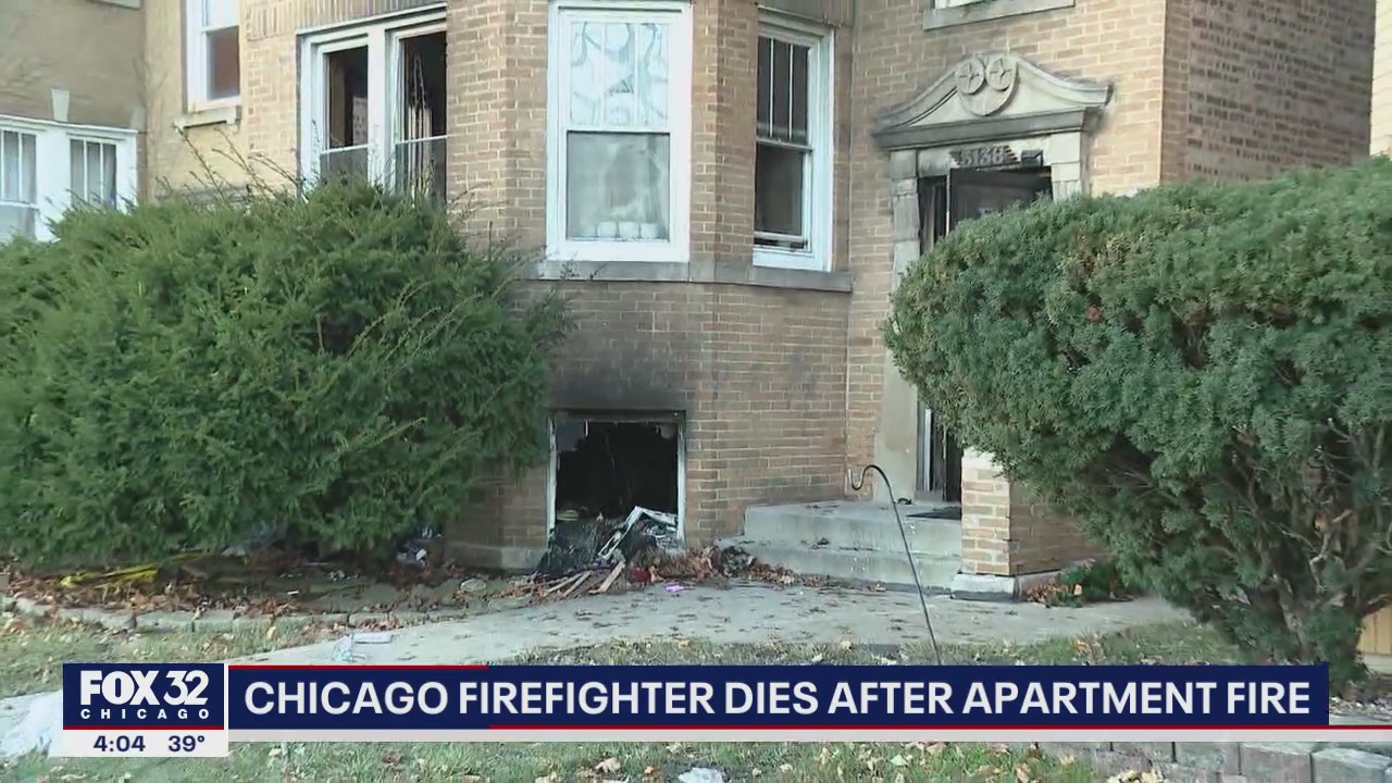 Chicago firefighter dies after battling apartment blaze
