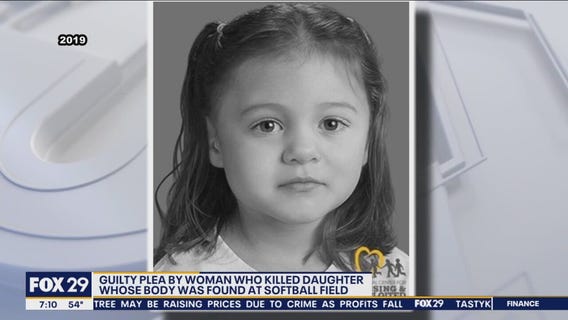 Delaware woman enters guilty plea in death of daughter whose burned body was found on softball field