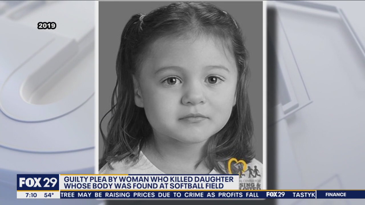 Delaware woman enters guilty plea in death of daughter whose burned body was found on softball field