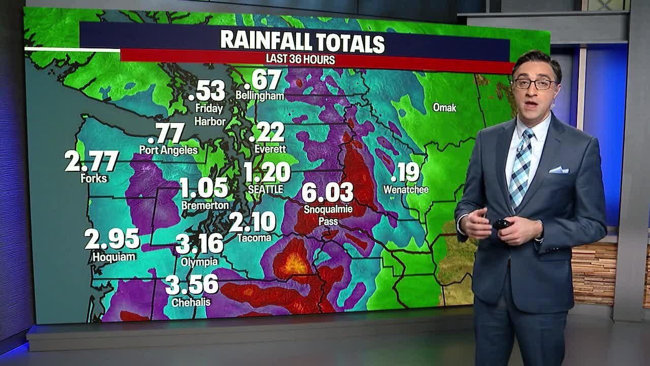 Seattle weather: Heavy rain returns Tuesday
