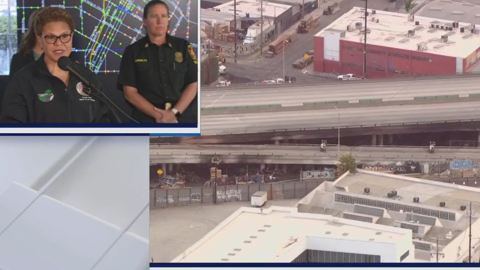 Officials provide update on 10 Freeway closure