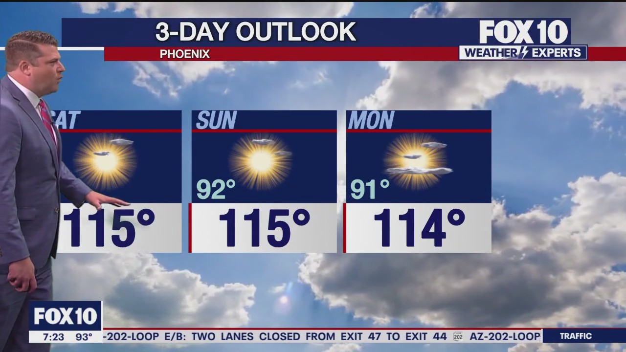 Morning Weather Forecast - 8/3/24 | FOX 10 Phoenix