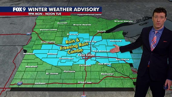 MN weather: Rain and freezing rain likely Monday night