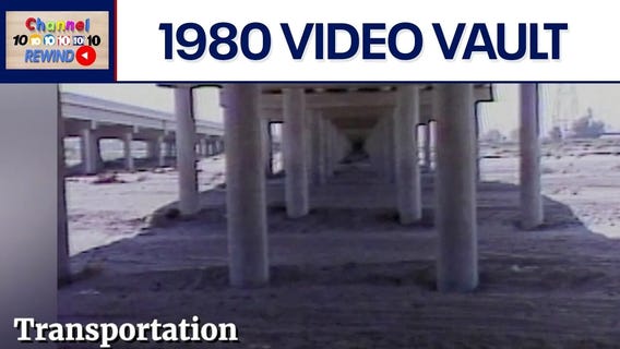 Channel 10 Rewind: 1980 - Freeway channel flooding fears | Video Vault