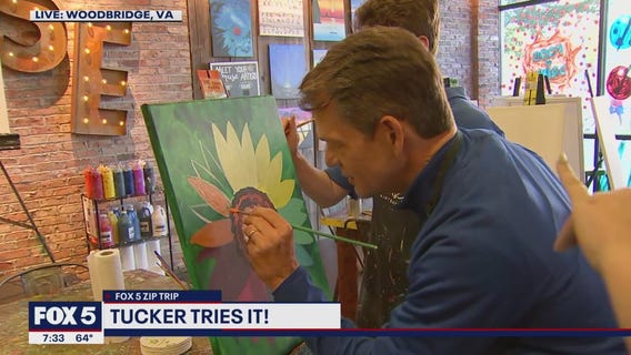 FOX 5 Zip Trip Woodbridge: MUSE Paint Bar