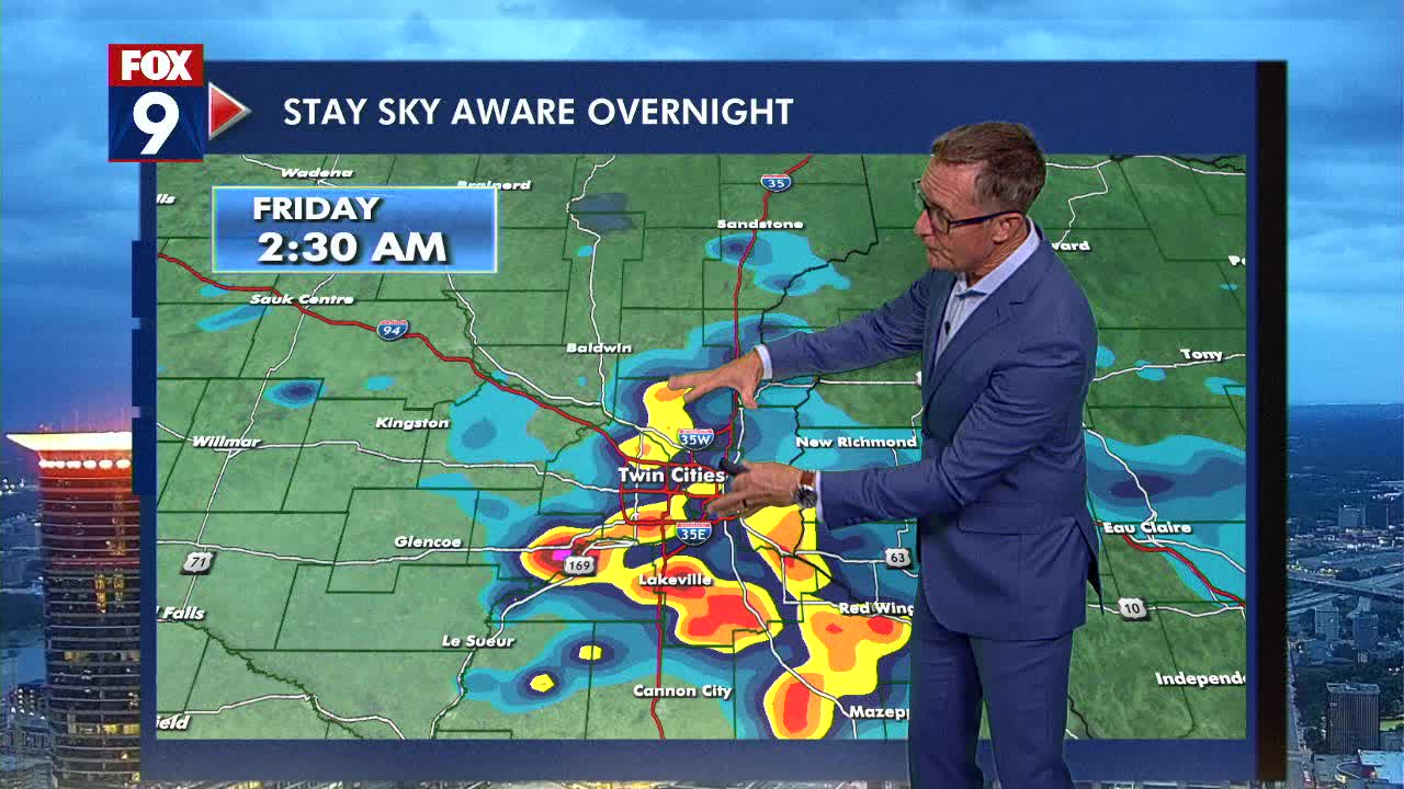 Thunderstorms could drop significant rain in metro