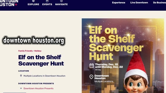 Elf on the Shelf Scavenger Hunt | Bayou City Buzz