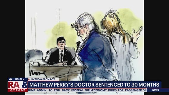 Matthew Perry's doctor sentenced to 30 months