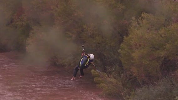 Couple pulled from water, amid 2 water rescues in Agua Fria River