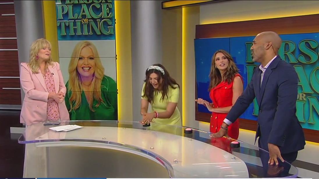 Good Day LA plays 'Person, Place Or Thing' with Melissa Peterman