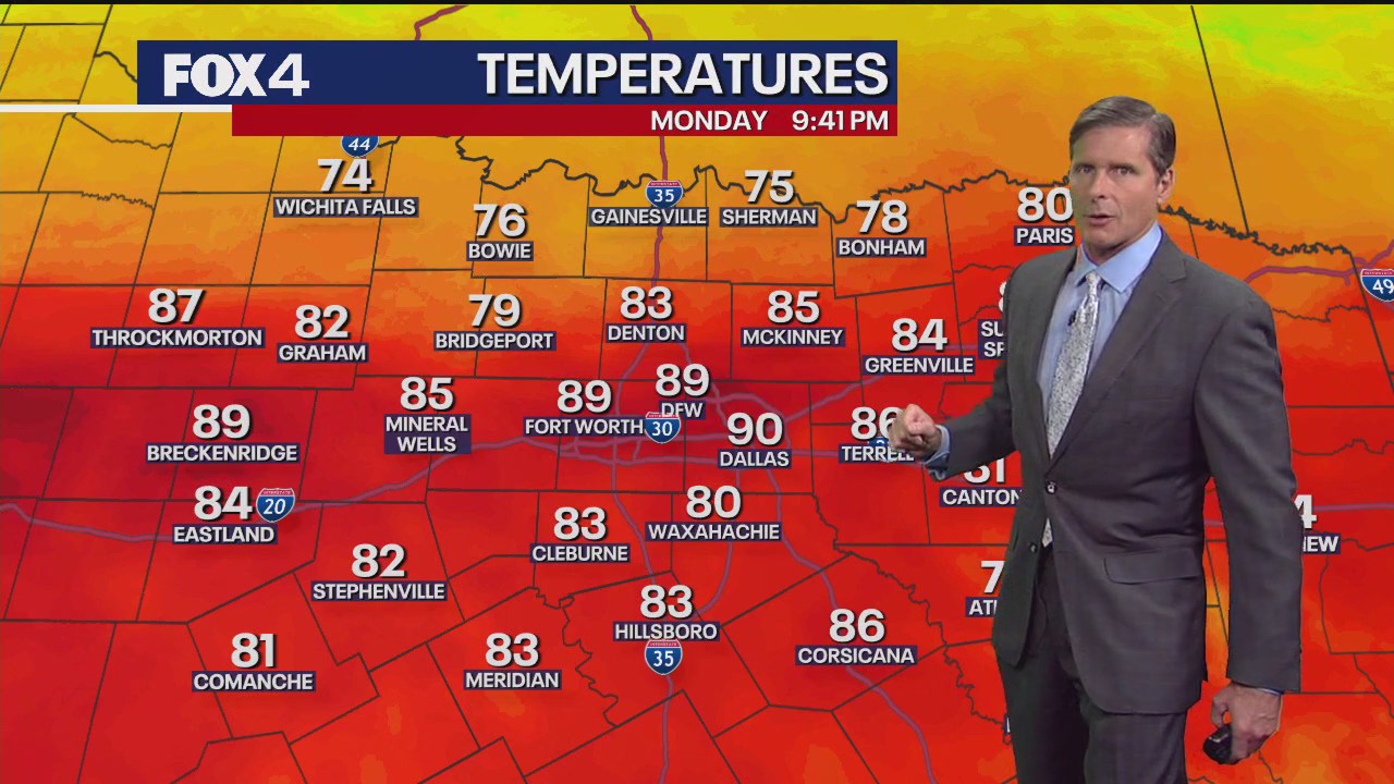 Dallas weather: August 25 overnight forecast