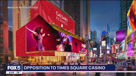 Public rally held in opposition to Times Square Casino project
