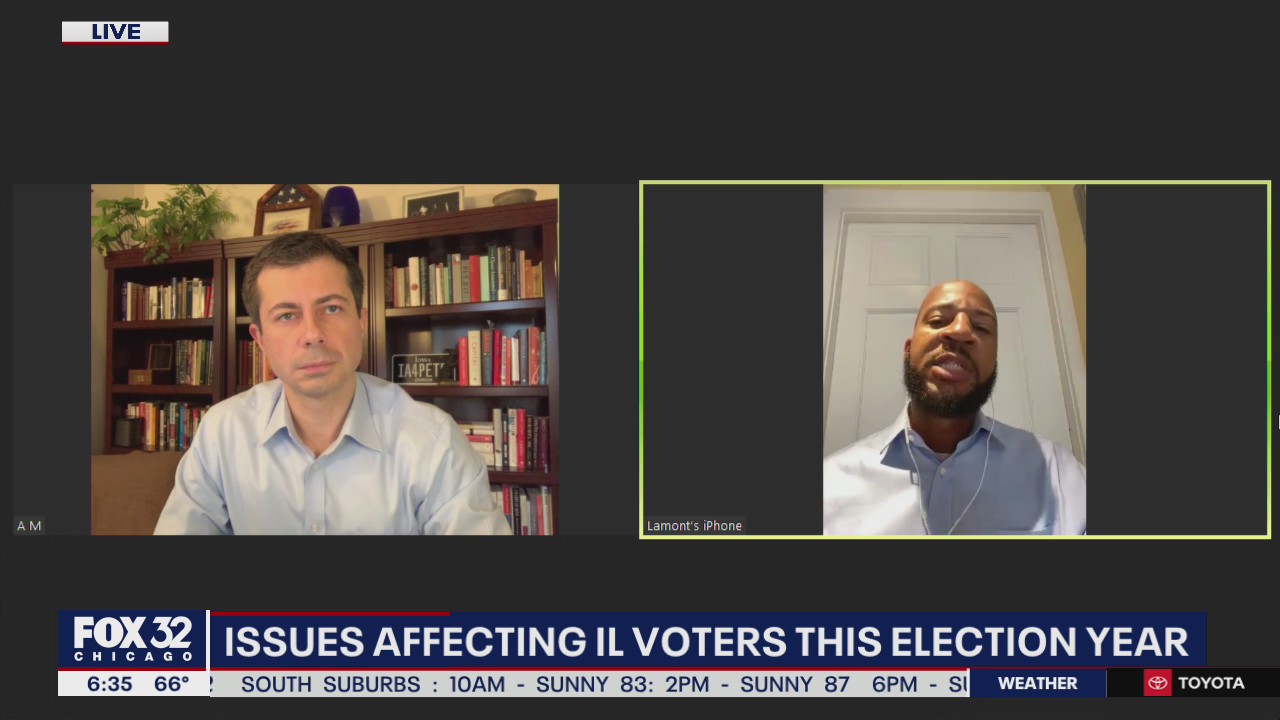 Pete Buttigieg and IL State Rep. Lamont Robinson on hot-button issues ahead of the 2020 Election