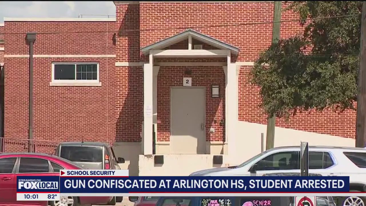 Arlington Heights HS student found with gun